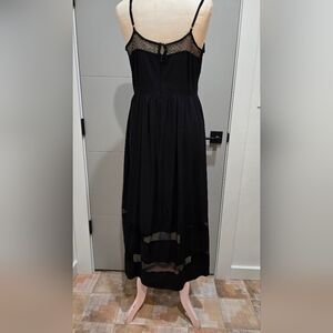 Summet Black Midi Dress